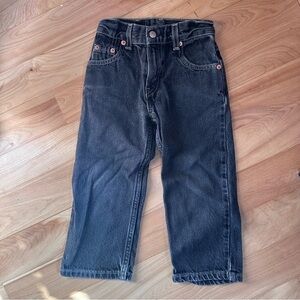 Boys Levi’s 550 Sz 4T Relaxed Fit - Faded Black